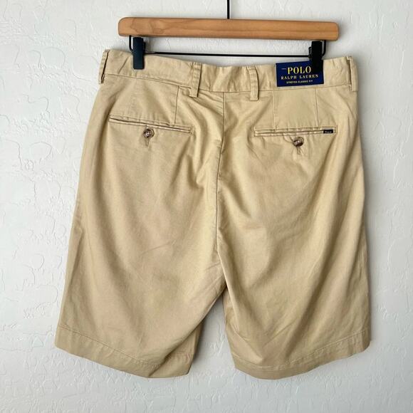 NEW Polo Ralph Lauren Newport classic fit stretch khaki shorts 31 - Picture 4 of 8